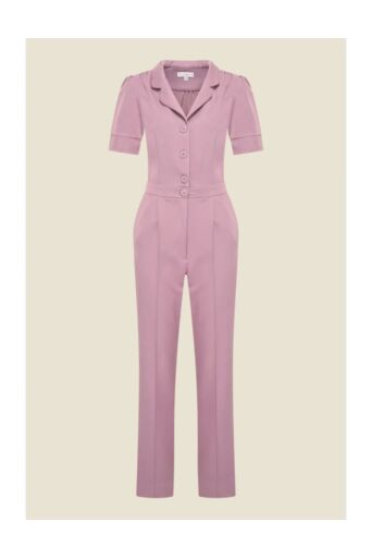 Classic Jumpsuit Lila Garbardine